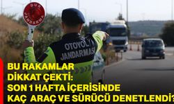 Bu rakamlar dikkat çekti: Son 1 hafta içerisinde kaç araç ve sürücü denetlendi?