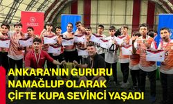 Ankara'nın gururu namağlup olarak çifte kupa sevinci yaşadı