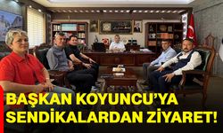 Emirdağ Belediye Başkanı Koyuncu’ya sendikalardan ziyaret!