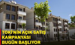 TOKİ'nin açık satış kampanyası bugün başlıyor
