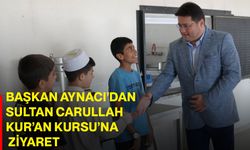 Başkan Aynacı’dan Sultan Carullah Kur’an Kursu’na ziyaret