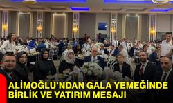 Alimoğlu’ndan gala yemeğinde birlik ve yatırım mesajı
