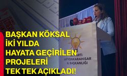 Başkan Köksal iki yılda hayata geçirilen projeleri tek tek açıkladı!