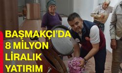 Başmakçı’da 8 milyon liralık yatırım