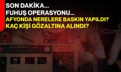 Son dakika... Fuhuş operasyonu...