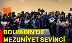 Bolvadin’de mezuniyet sevinci