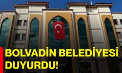Bolvadin Belediyesi duyurdu!