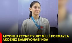 Afyonlu Zeynep Yurt milli formayla Akdeniz Şampiyonası’nda