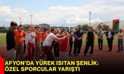 Afyon’da yürek ısıtan şenlik: Özel sporcular yarıştı