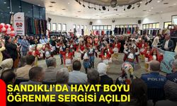 Sandıklı’da hayat boyu öğrenme sergisi açıldı