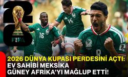 2026 Dünya Kupası perdesini açtı: Ev sahibi Meksika, Güney Afrika’yı mağlup etti!