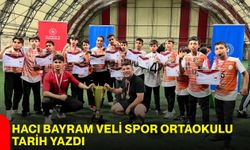 Hacı Bayram Veli Spor Ortaokulu Tarih Yazdı