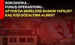 Son dakika... Fuhuş operasyonu...