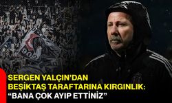 Sergen Yalçın’dan Beşiktaş Taraftarına Kırgınlık: “Bana Çok Ayıp Ettiniz”