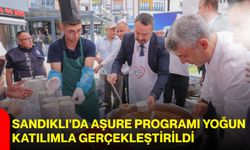 Sandıklı'da aşure programı yoğun katılımla gerçekleştirildi