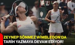 Zeynep Sönmez Wimbledon'da tarih yazmaya devam ediyor!