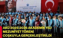 AKÜ 2025-2026 akademik yılı mezuniyet töreni coşkuyla gerçekleştirildi