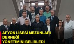 Afyon Lisesi Mezunları Derneği yönetimini belirledi