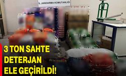 3 Ton sahte deterjan ele geçirildi