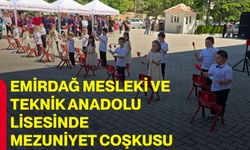 Emirdağ Mesleki ve Teknik Anadolu Lisesinde mezuniyet coşkusu