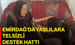 Emirdağ’da yaşlılara telsizli destek hattı