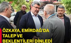 Özkaya, Emirdağ’da talep ve beklentileri dinledi