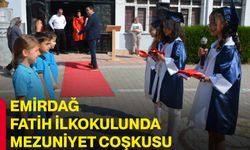 Emirdağ Fatih İlkokulunda mezuniyet coşkusu