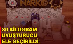 30 kilogram uyuşturucu ele geçirildi