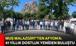 Muş Malazgirt’ten Afyon’a: 41 yıllık dostluk yeniden buluştu