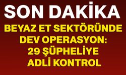 Beyaz et sektöründe dev operasyon: 29 şüpheliye adli kontrol