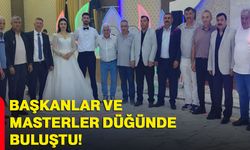 Başkanlar ve Masterler düğünde buluştu