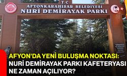 Afyon’da yeni buluşma noktası: Nuri Demirayak Parkı Kafeteryası ne zaman açılıyor?