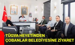 TÜGVA heyetinden Çobanlar Belediyesine ziyaret