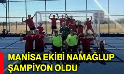 Manisa ekibi namağlup şampiyon oldu