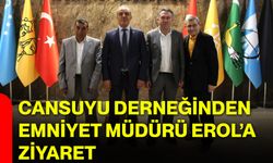 Cansuyu Derneğinden Emniyet Müdürü Erol’a ziyaret