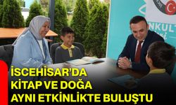İscehisar’da kitap ve doğa aynı etkinlikte buluştu