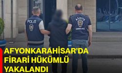 Afyonkarahisar’da firari hükümlü yakalandı