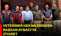 Veteriner Hekimlerinden Başkan Aynacı’ya ziyaret