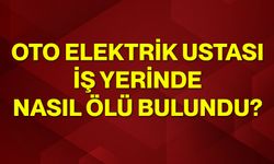Oto elektrik ustası iş yerinde nasıl ölü bulundu?