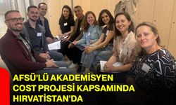 AFSÜ’lü Akademisyen COST Projesi kapsamında Hırvatistan’da