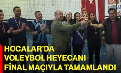 Hocalar’da voleybol heyecanı final maçıyla tamamlandı