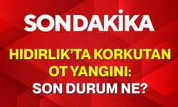 Hıdırlık’ta korkutan ot yangını: Son durum ne?