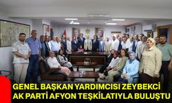 Genel Başkan Yardımcısı Zeybekci AK Parti Afyon Teşkilatıyla buluştu