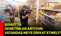 Şuhut’ta denetimler artıyor: Vatandaş neye dikkat etmeli?