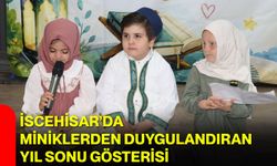 İscehisar’da miniklerden duygulandıran yıl sonu gösterisi