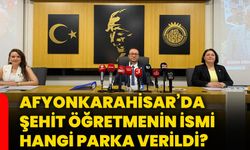 Afyonkarahisar’da şehit öğretmenin ismi hangi parka verildi?