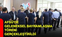 AFSÜ’de Geleneksel Bayramlaşma Töreni Gerçekleştirildi