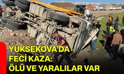 Yüksekova’da feci kaza: Ölü ve yaralılar var