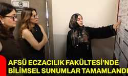 AFSÜ Eczacılık Fakültesi’nde bilimsel sunumlar tamamlandı