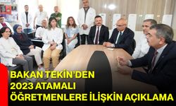 Bakan Tekin’den 2023 atamalı öğretmenlere ilişkin açıklama
